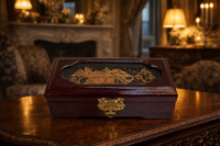 EL YAPIMI ŞIK AHŞAP TAKI KUTUSU