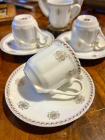 MERRY LANE 4 ADET FİNCAN VE FİNCAN TABAĞI