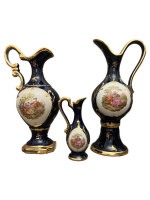 FRANSIZ ÜÇLÜ PORSELEN İBRİK TAKIMI