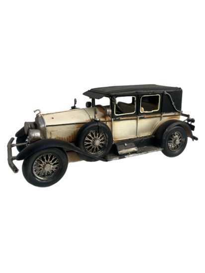 1920’LER TARZI METAL MODEL ARABA – KOLEKSİYONLUK DEKORATİF OBJE