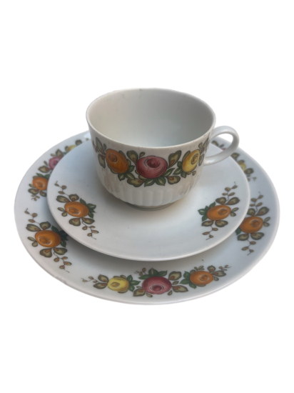 ROYAL WORCESTER PORSELEN ÇAY TAKIMI (3 PARÇA)