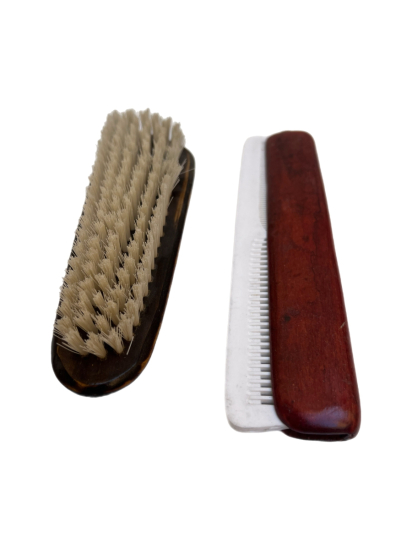 EL BOYAMASI AHŞAP FIRÇA VE TARAK TAKIMI