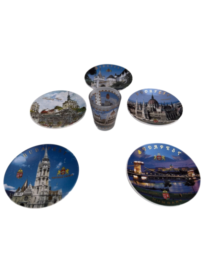 HEDİYELİK TABAK VE BARDAK SETİ