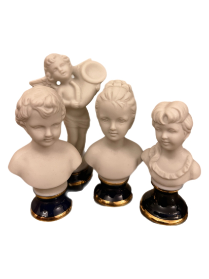 4 ADET PORSELEN BÜST FİGÜRAN