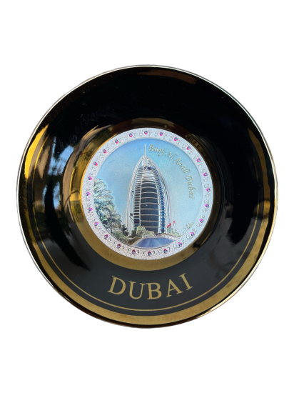 DUBAI TEMALI PORSELEN DEKORATİF TABAK