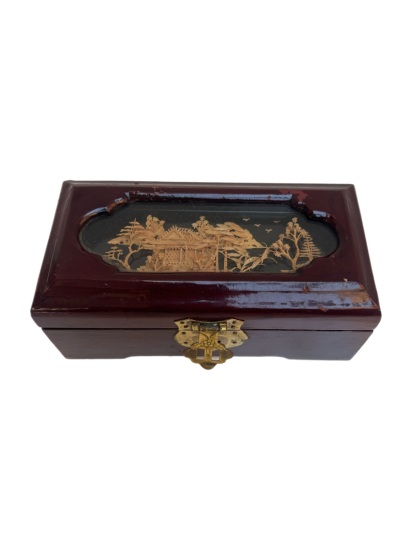 EL YAPIMI ŞIK AHŞAP TAKI KUTUSU