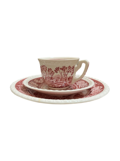 VİLLEROY & BOCH RUSTİCANA ANTİKA PORSELEN TRİO