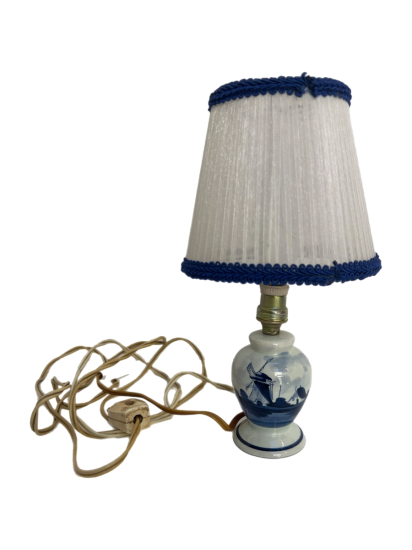 DELFT HOLLANDA YAPIMI PORSELEN MASA LAMBASI