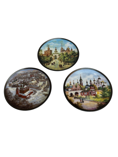 1991 RUS İMZAJLI LİMİTLİ PORSELEN TABAK SETİ (3 ADET)