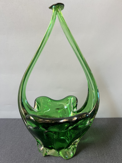 YEŞİL EL YAPIMI CAM MURANO