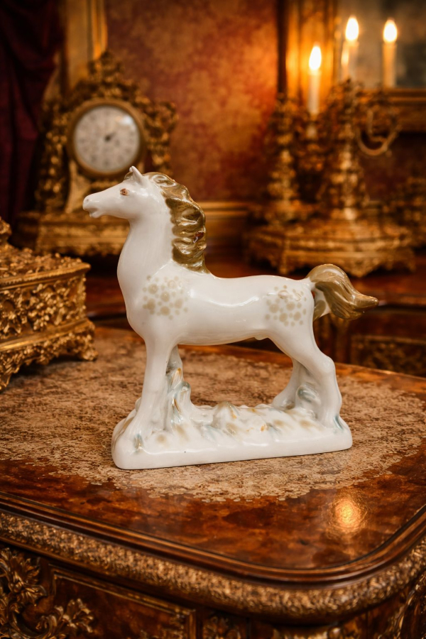 SOVYET PORSELEN AT FİGÜRÜ