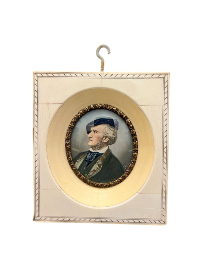 19.YY RİCHARD WAGNER MİNYATÜR TABLO