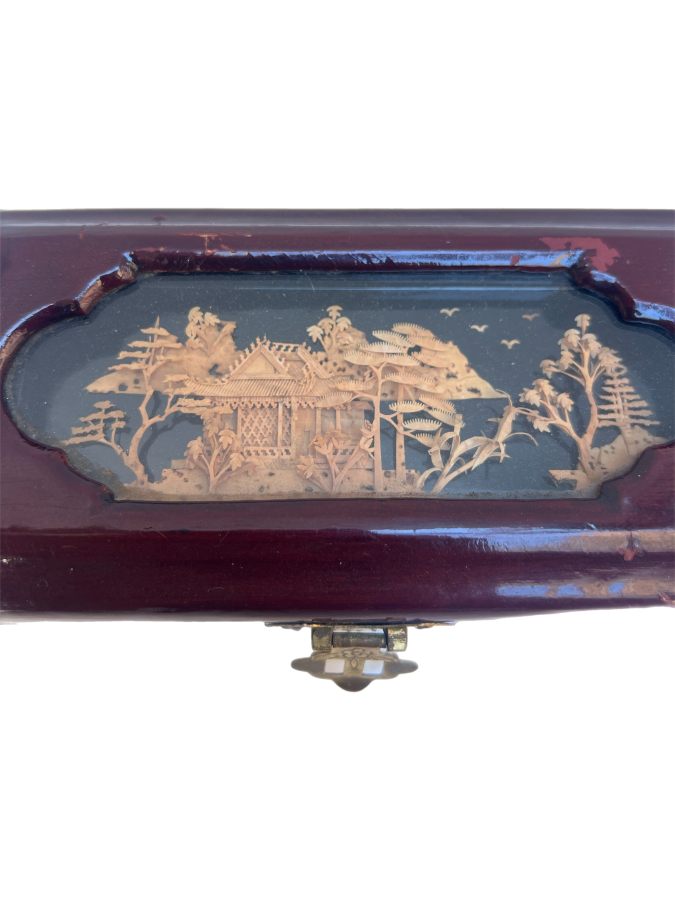 EL YAPIMI ŞIK AHŞAP TAKI KUTUSU