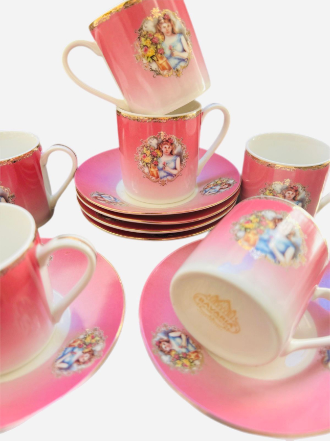 BAVARİA PEMBE FİNCAN TAKIMI