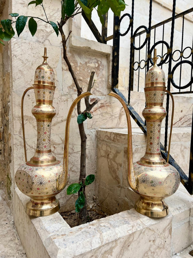 MİNELİ ÇİFT PİRİNÇ İBRİK