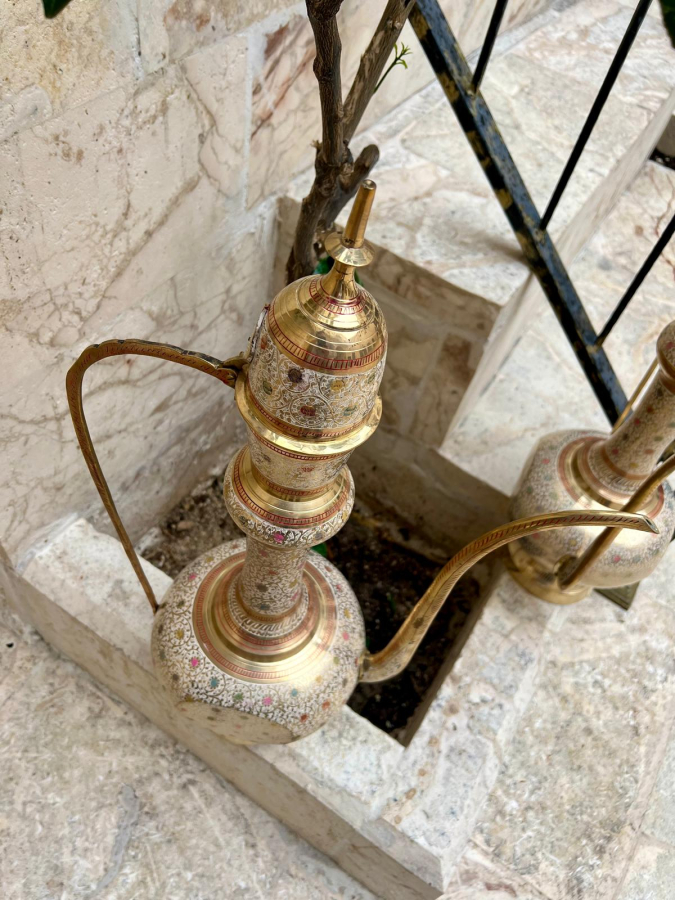 MİNELİ ÇİFT PİRİNÇ İBRİK