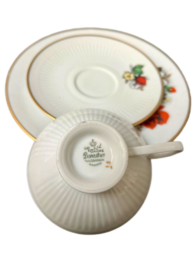 BOREUTHER WALDSASSEN BAVARIA 3’LÜ FİNCAN TAKIMI