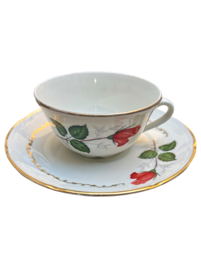 İNGİLİZ DAMGALI ÇİFT FİNCAN