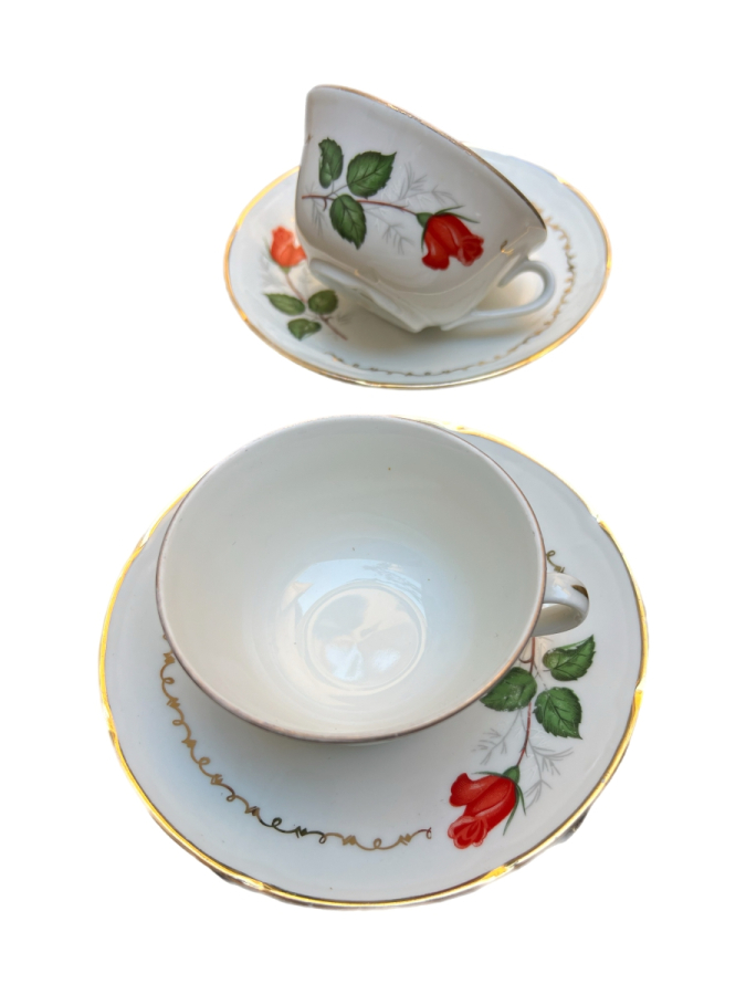 İNGİLİZ DAMGALI ÇİFT FİNCAN