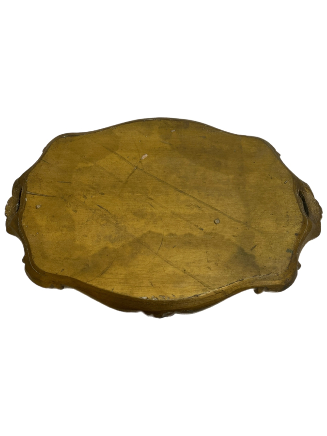 KUĞU VE TAVUS KUŞU TEMALI DEKORATİF TEPSİ