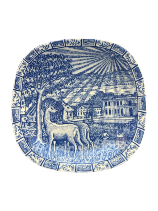 RÖRSTRAND İSVEÇ, GUNNAR NYLUND TASARIMI, 1980 TARİHLİ “JULEN” KOLEKSİYON TABAK