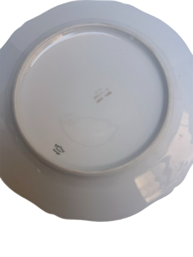 LİMOGES ROMANTİK SAHNELİ PORSELEN TABAK