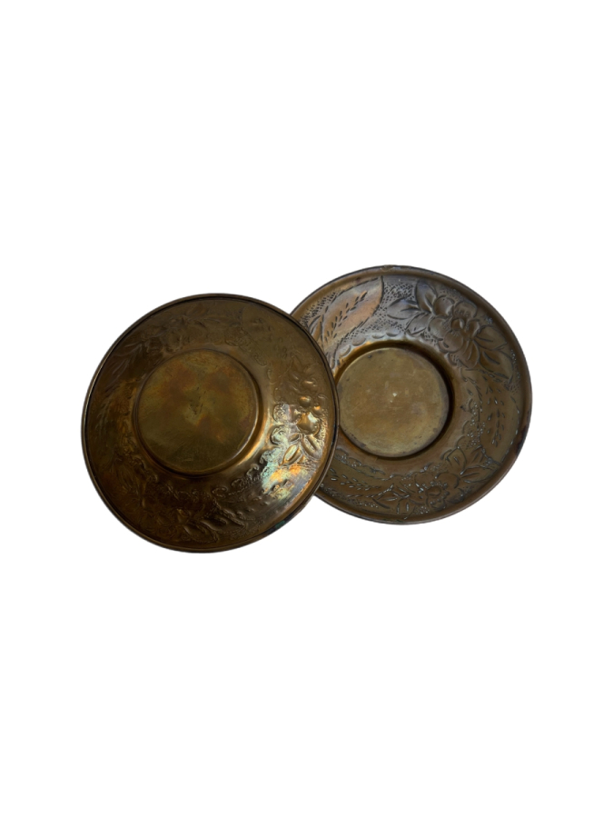 OYMALI DESENLİ ÇİFT PİRİNÇ FİNCAN TABAĞI