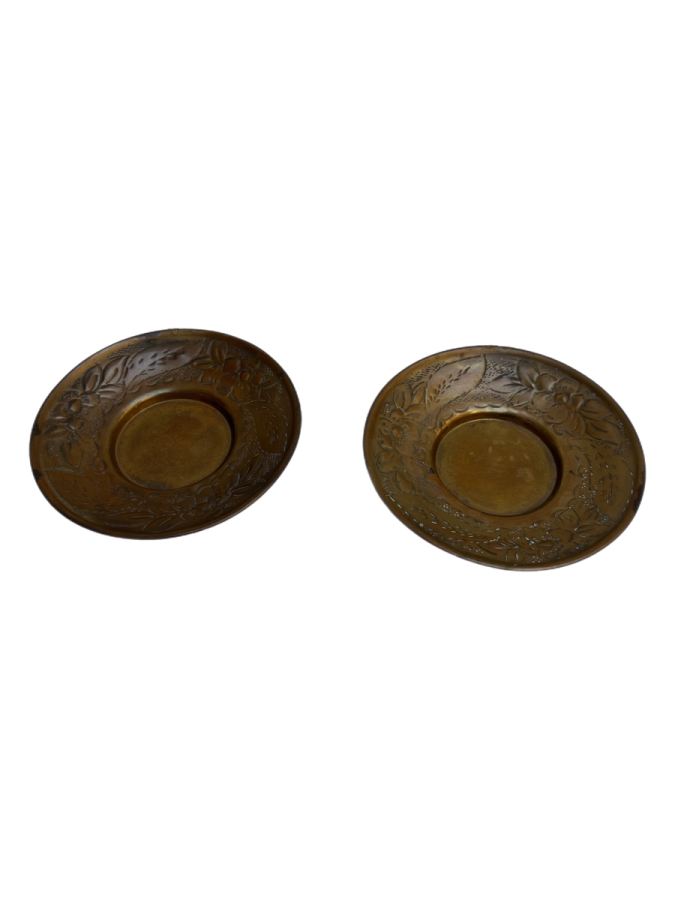 OYMALI DESENLİ ÇİFT PİRİNÇ FİNCAN TABAĞI