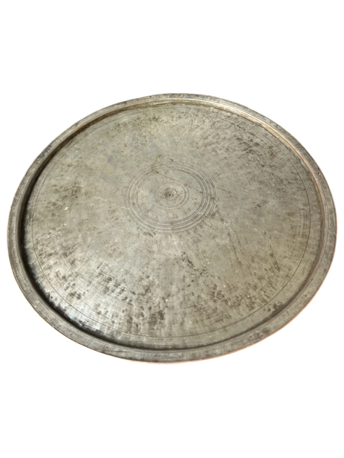 OSMANLI EL DÖVME BAKIR SİNİ, USTA DAMGALI 1737 YILINA AİT 