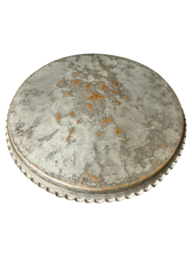 OSMANLI–ERMENİ USTASI EL DÖVME BAKIR SİNİ, DAMGALI (1900).