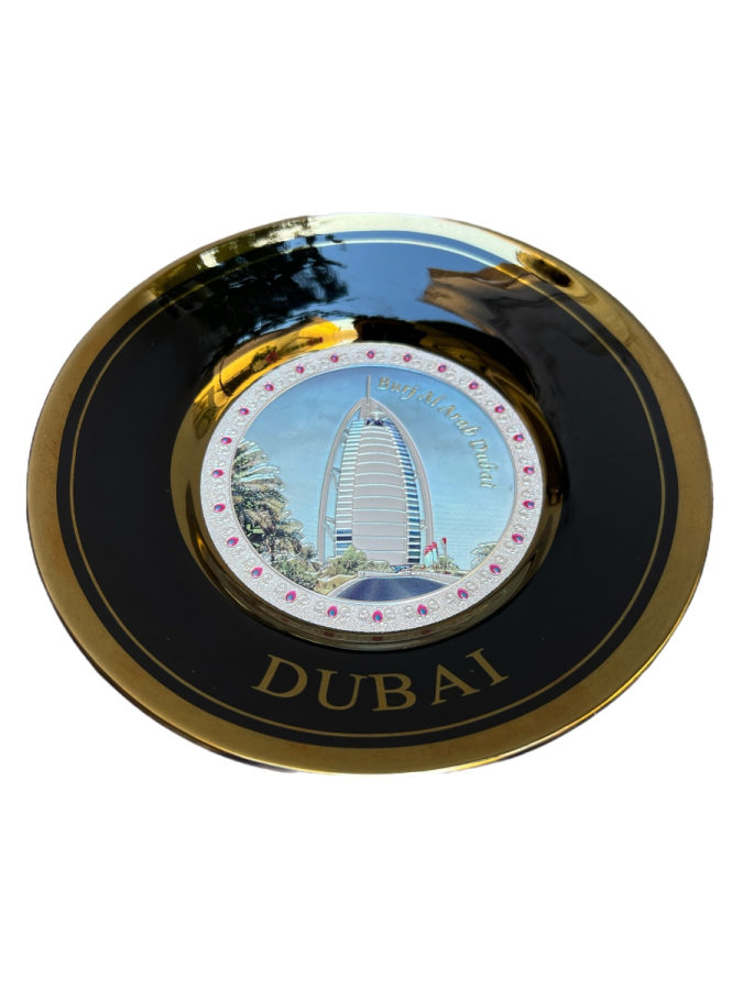 DUBAI TEMALI PORSELEN DEKORATİF TABAK