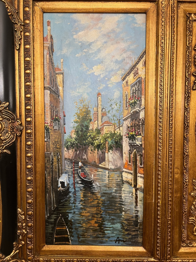 ÜÇLÜ YAĞLIBOYA TABLO