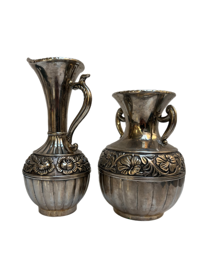 GÜMÜŞ KAPLAMA VAZO ÇİFTİ