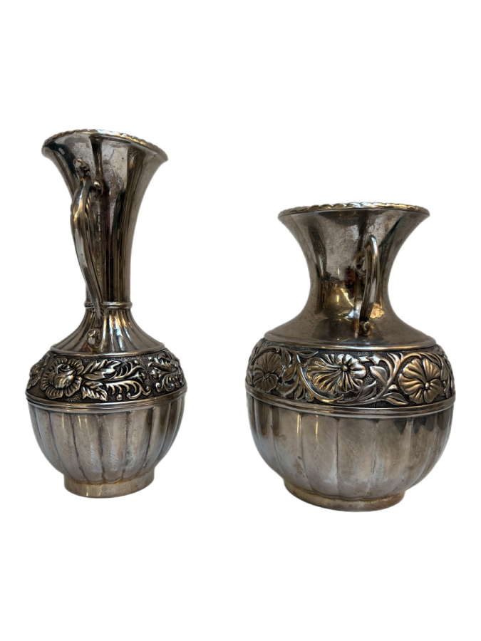 GÜMÜŞ KAPLAMA VAZO ÇİFTİ