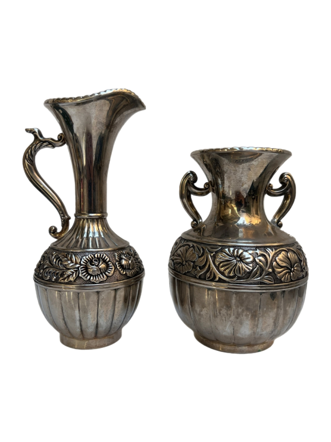 GÜMÜŞ KAPLAMA VAZO ÇİFTİ