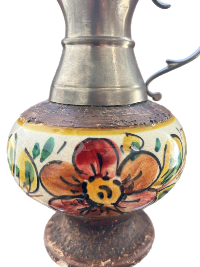 EL YAPIMI RUSTİK TARZDA KÜÇÜK İBRİK