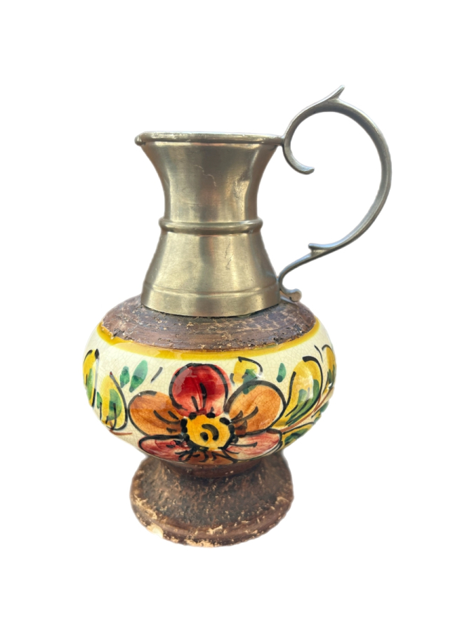 EL YAPIMI RUSTİK TARZDA KÜÇÜK İBRİK