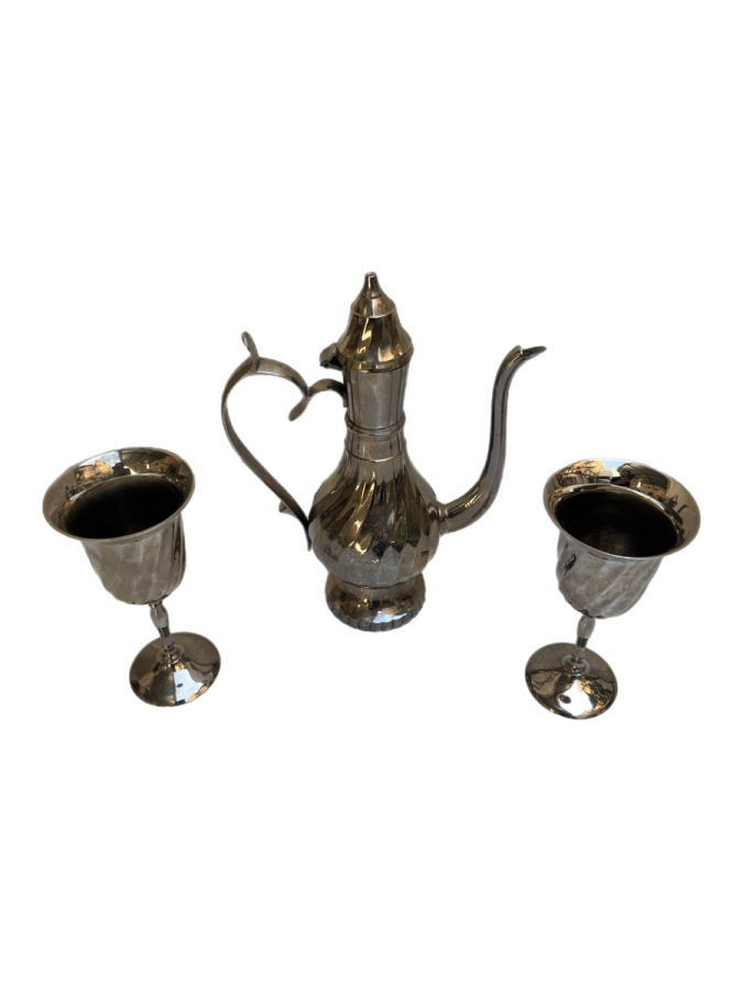 GÜMÜŞ KAPLAMA KAHVE TAKIMI