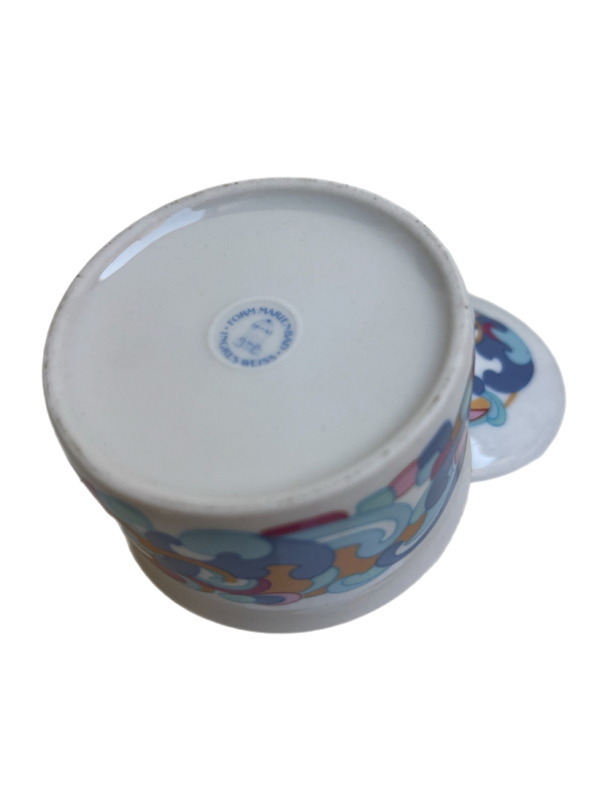 FORM MARİENDBAD İNGRESS WEİSS PORSELEN KAPAKLI ŞEKERLİK