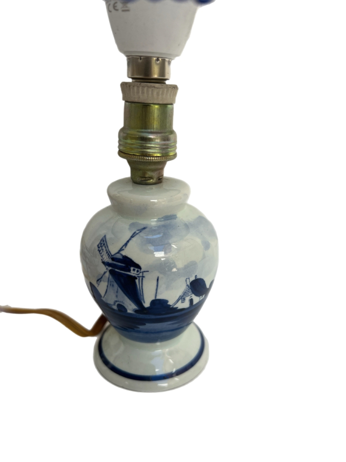 DELFT HOLLANDA YAPIMI PORSELEN MASA LAMBASI