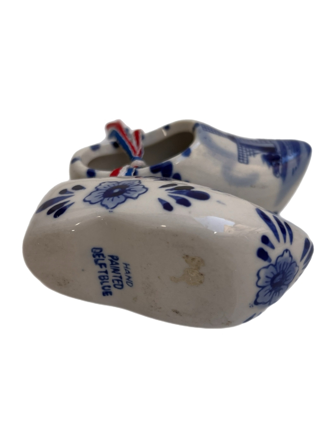 EL BOYAMASI DELFT BLUE PORSELEN NAZAR TERLİK ÇİFTİ
