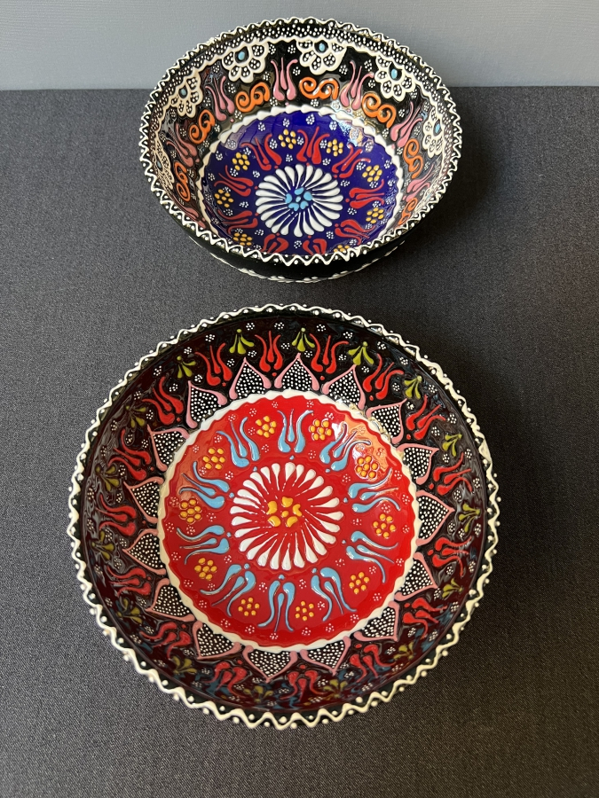 İKİLİ EL BOYAMA KASE