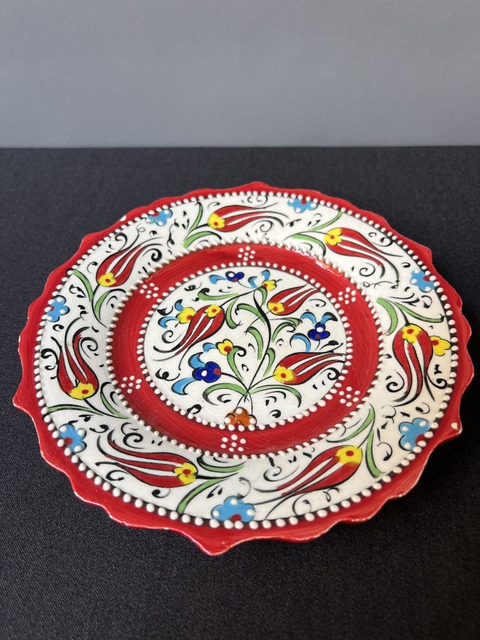 EL BOYAMA SERAMİK TABAK