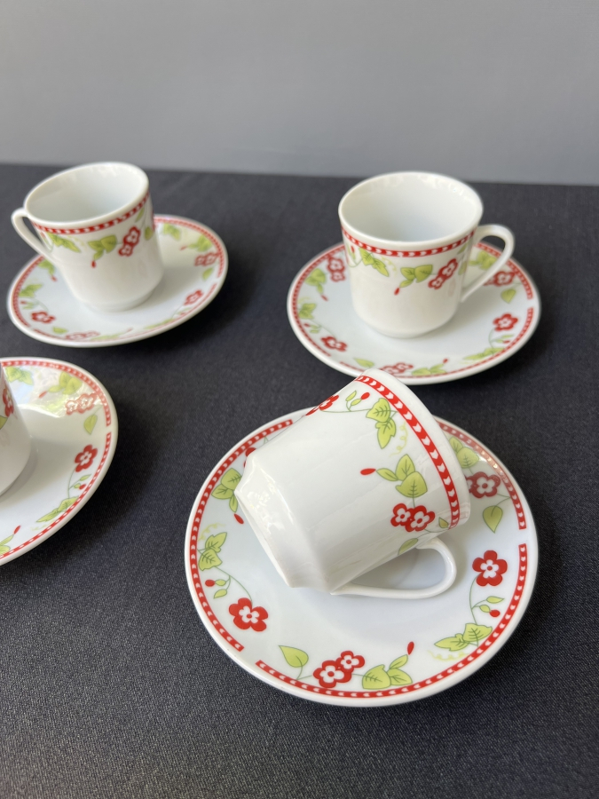 DÖRTLÜ ELS FINE PORCELAIN KAHVE FİNCAN TAKIMI