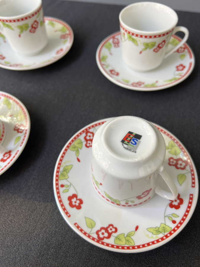 DÖRTLÜ ELS FINE PORCELAIN KAHVE FİNCAN TAKIMI