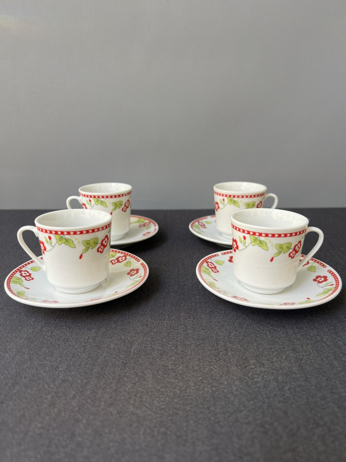 DÖRTLÜ ELS FINE PORCELAIN KAHVE FİNCAN TAKIMI