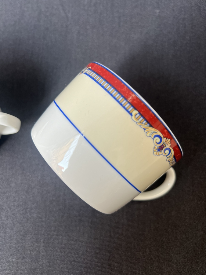 İNGİLİZ ROYAL LINE FINE PORCELAIN ÇİFT FİNCAN TAKIMI