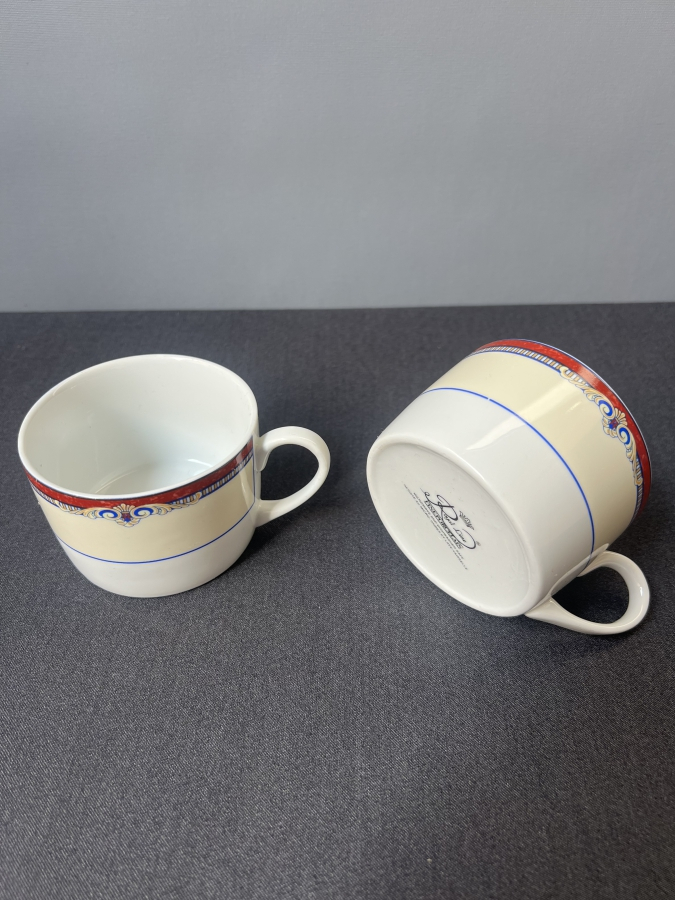 İNGİLİZ ROYAL LINE FINE PORCELAIN ÇİFT FİNCAN TAKIMI