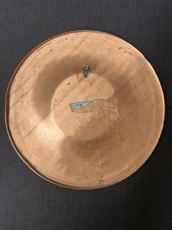 EL İŞİ BAKIR KABARTMA DEKORATİF TABAK