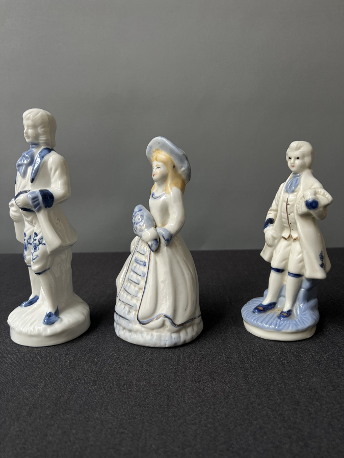 ÜÇLÜ PORSELEN FİGÜR SETİ